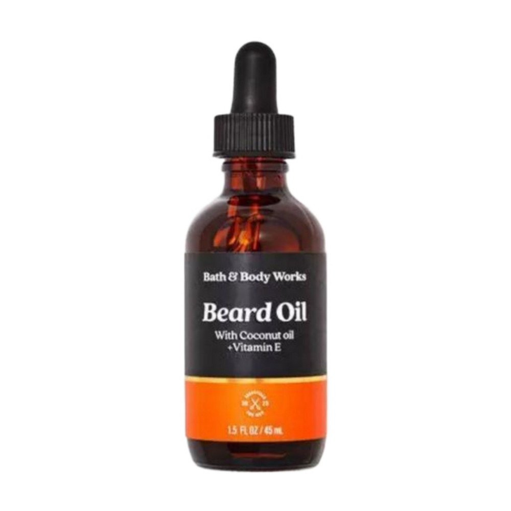 Bundle Bath & Body Works Beard Oil Coconut Oil & Vitamin E, Beard & Scruff Cream